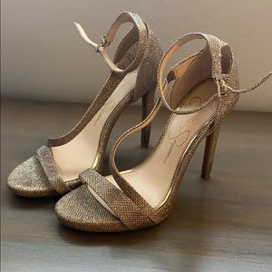 Jessica Simpson Rayli Sparkle Strappy Heels